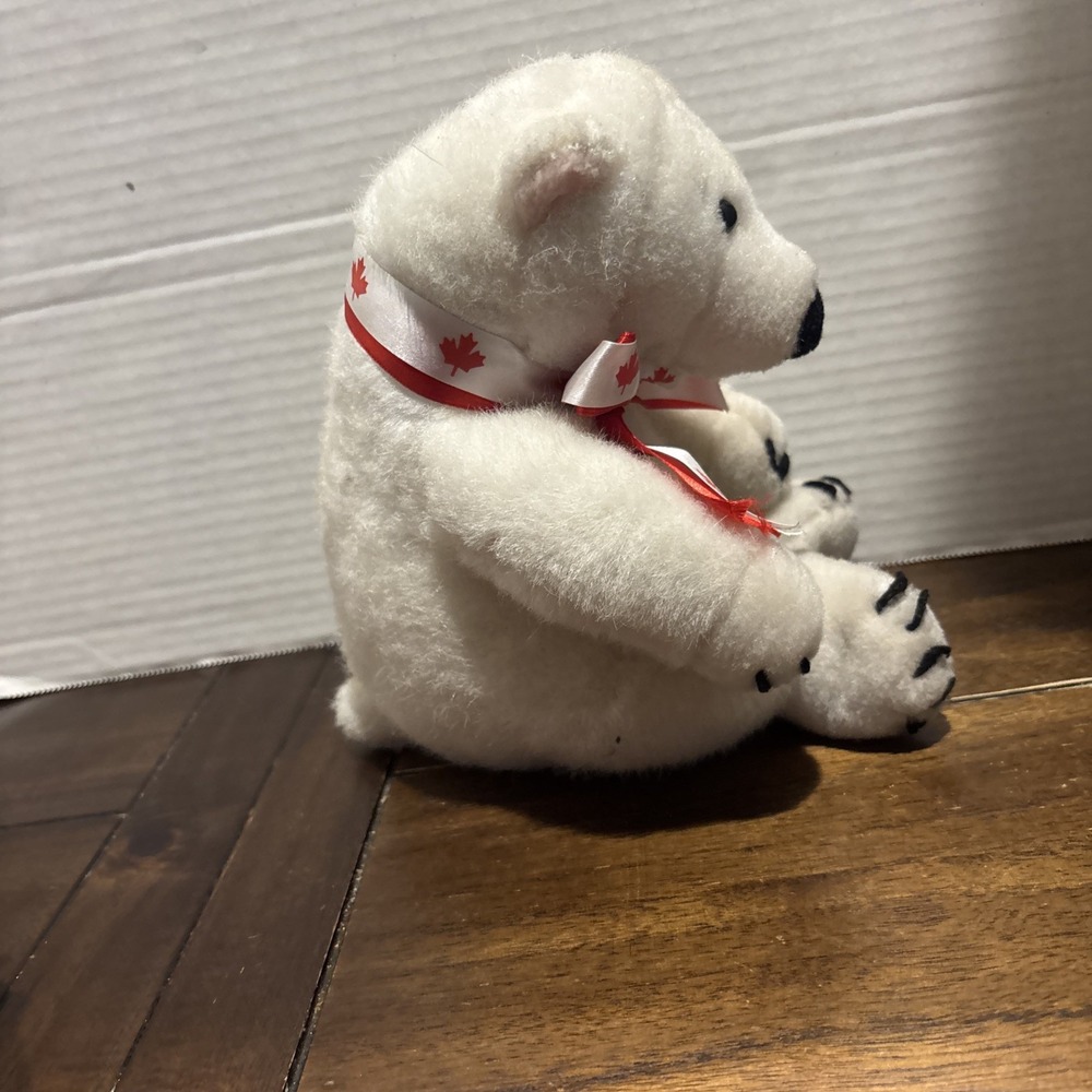 Chi Chi‎ Collection Canada Polar Bear Plush 8" Rare Stuffed Animal - Picture 8 of 9